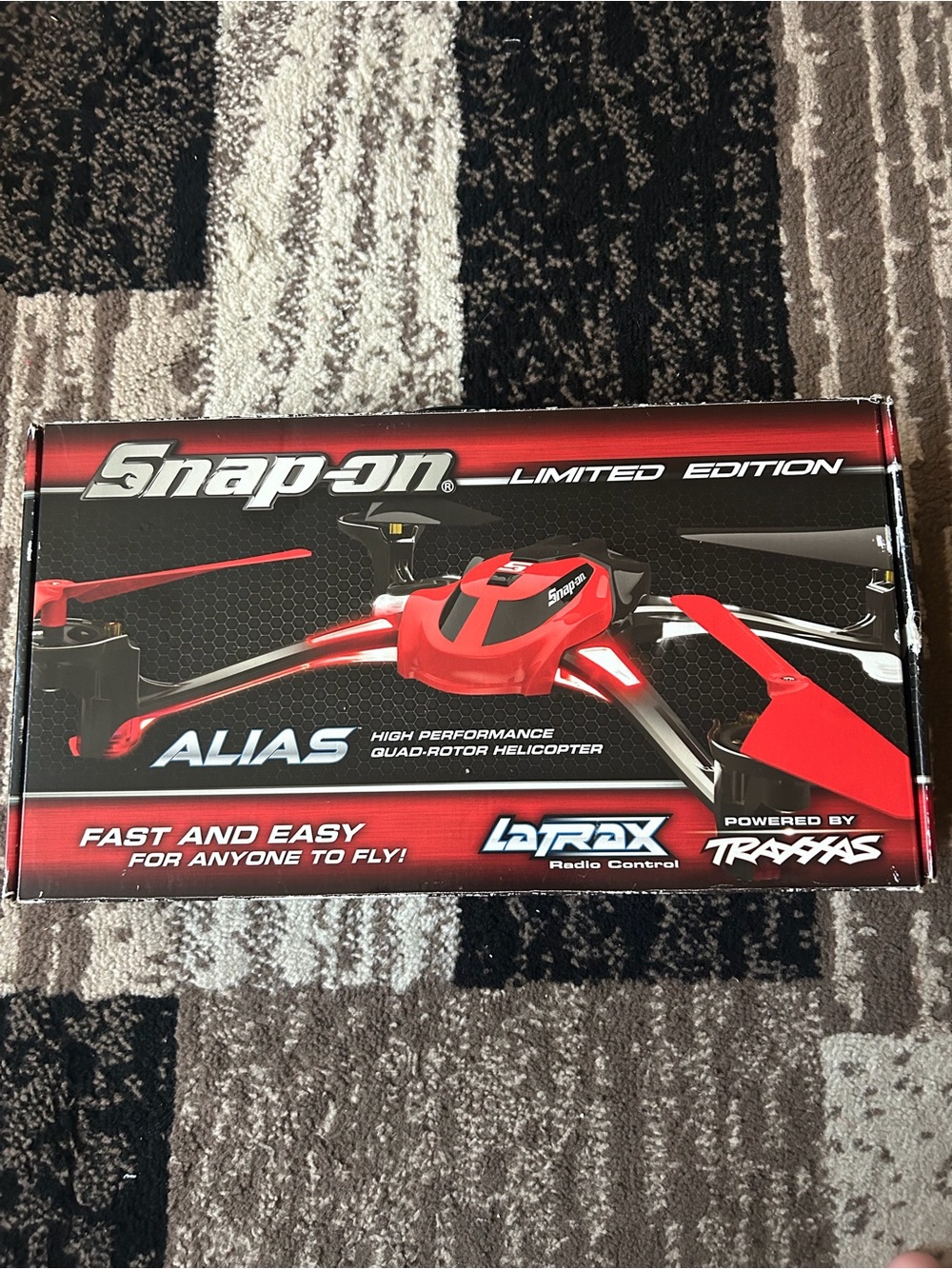 Snap-on Limited Edition Alias Quad-Rotor Helicopter - Red & Black
